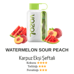 Vozol Star 40000 - Watermelon Sour Peach